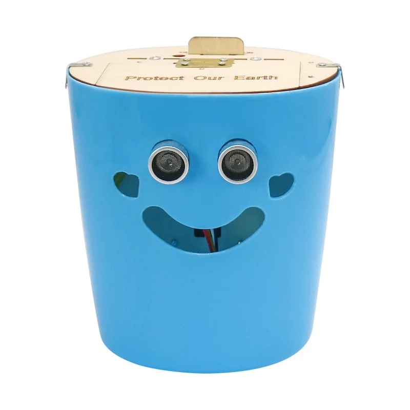 Fai da te Smart Trash Can Assembly Kid Student Science Education formazione scientifica attrezzature sperimentali giocattoli a vapore per regalo per