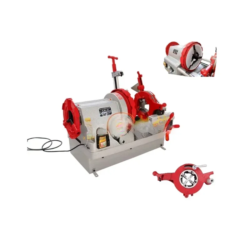 Hot selling and durable Pipe Threading Automatic Desktop Screw Threader Machine Electric Threading Die Accessories For Sale