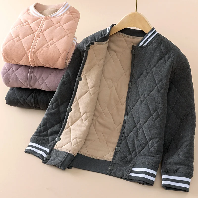 

Girls Coat Jacket Winter Cotton Windbreak 2023 Sport Warm Thicken Teenagers Plus Size Children's Clothing