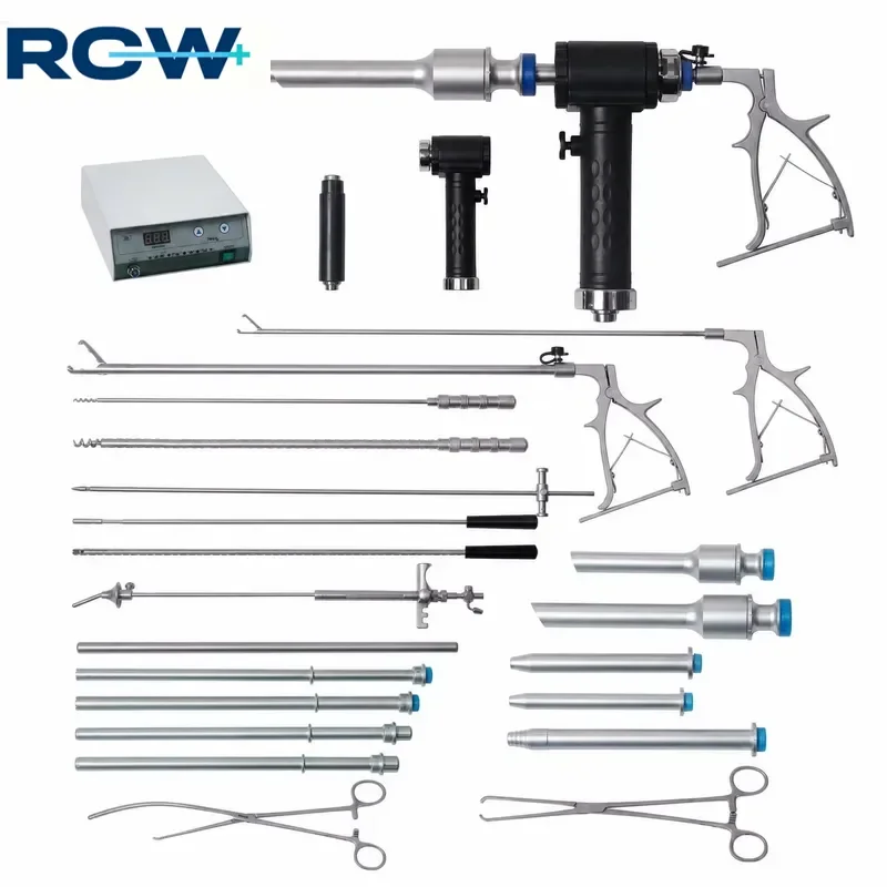 RCW Gynecologic Instrument Kit, Electric Hysterectomy Cutter With Forceps & Dilator Accessories for Clinical Surgery