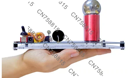 High conversion efficiency scientific experiment equipment, 5CM Tesla coil/ultra-mini artificial lightning generator
