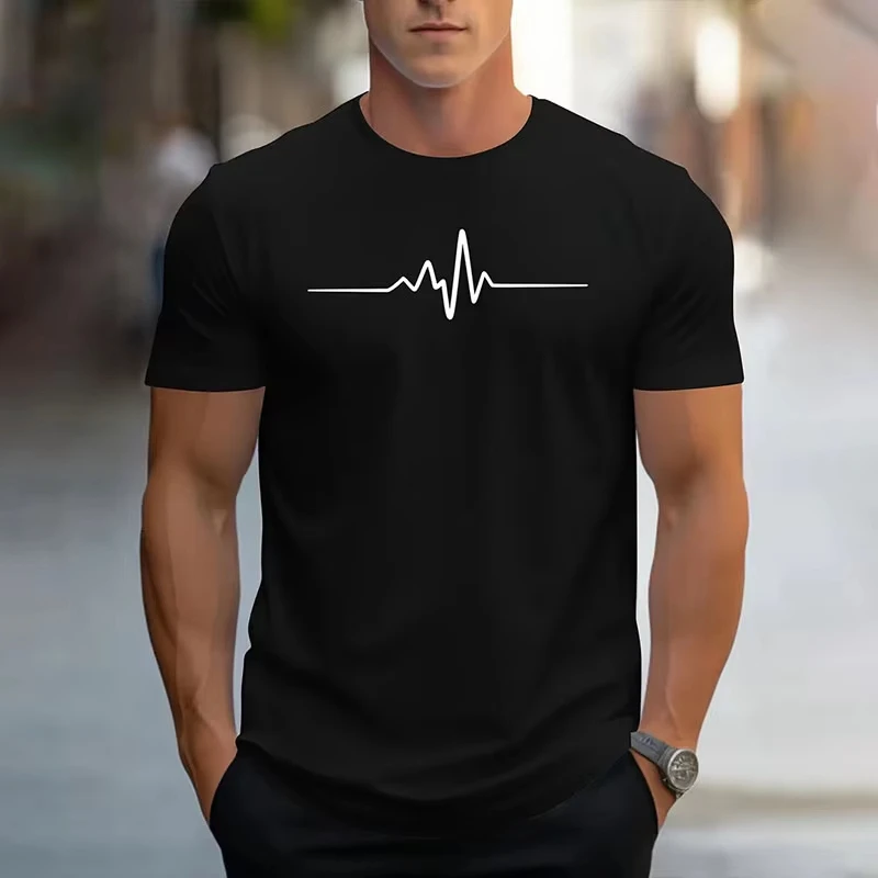

Chemise D'été Simple En Coton 100 % À Manches Courtes Et Col Rond Pour Hommes