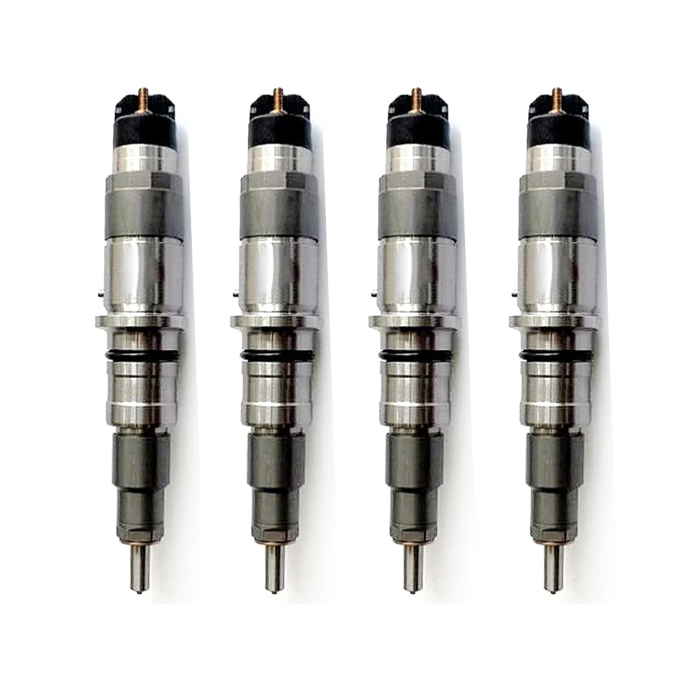 Pop 4pcs Fuel Injectors For Cummins 01 5.9L CUM206 06 13 6.7L CUM161 162 Tier 3 4 Stage 0445120251 4945381 5263314 Car Parts