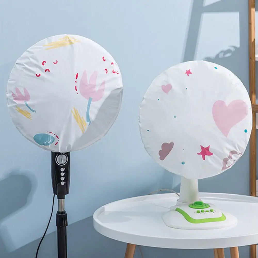 New Elastic Fabric Fan Cover Round Half Wrapped Elastic Heater Cover Universal Waterproof Dust Cover Household