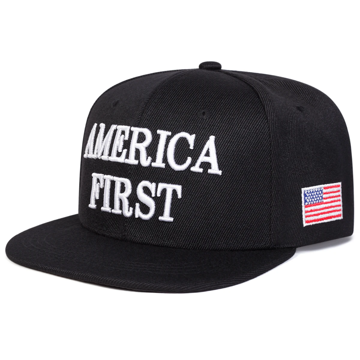 Unisex AMERICA FIRST Letter Embroidery Hip-hop Hats Spring and Autumn Outdoor Adjustable Casual Baseball Caps Sunscreen Hat