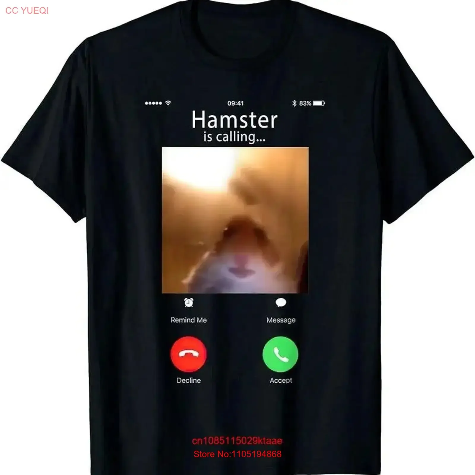 dank meme hamster staring front camera calling gift T Shirt vintage Washed graphic streetwear Unisex Slightly Stylish Casual