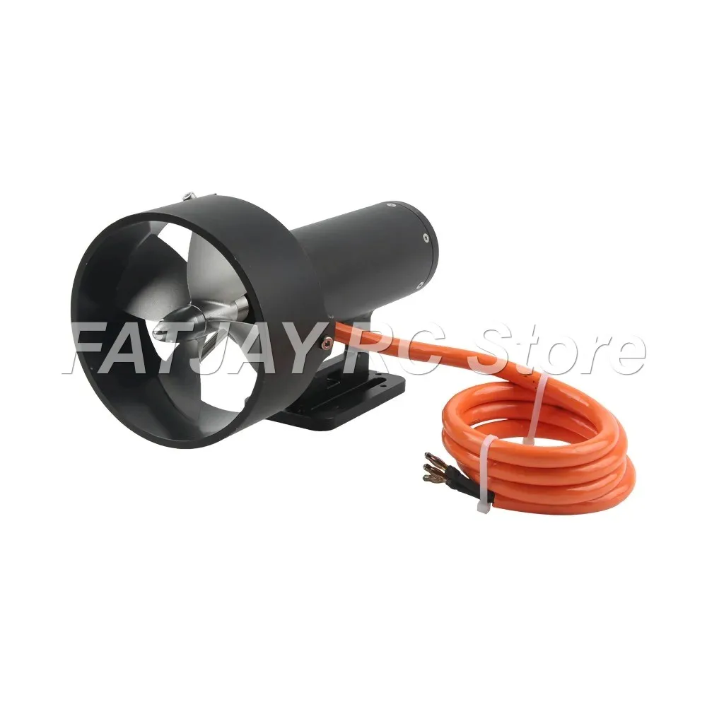 Fully Enclosed FATJAY KYI-15T-H IPX8 100m 24V 15kg Thrust Underwater Thruster for RC Boat ROV Hydrofoil