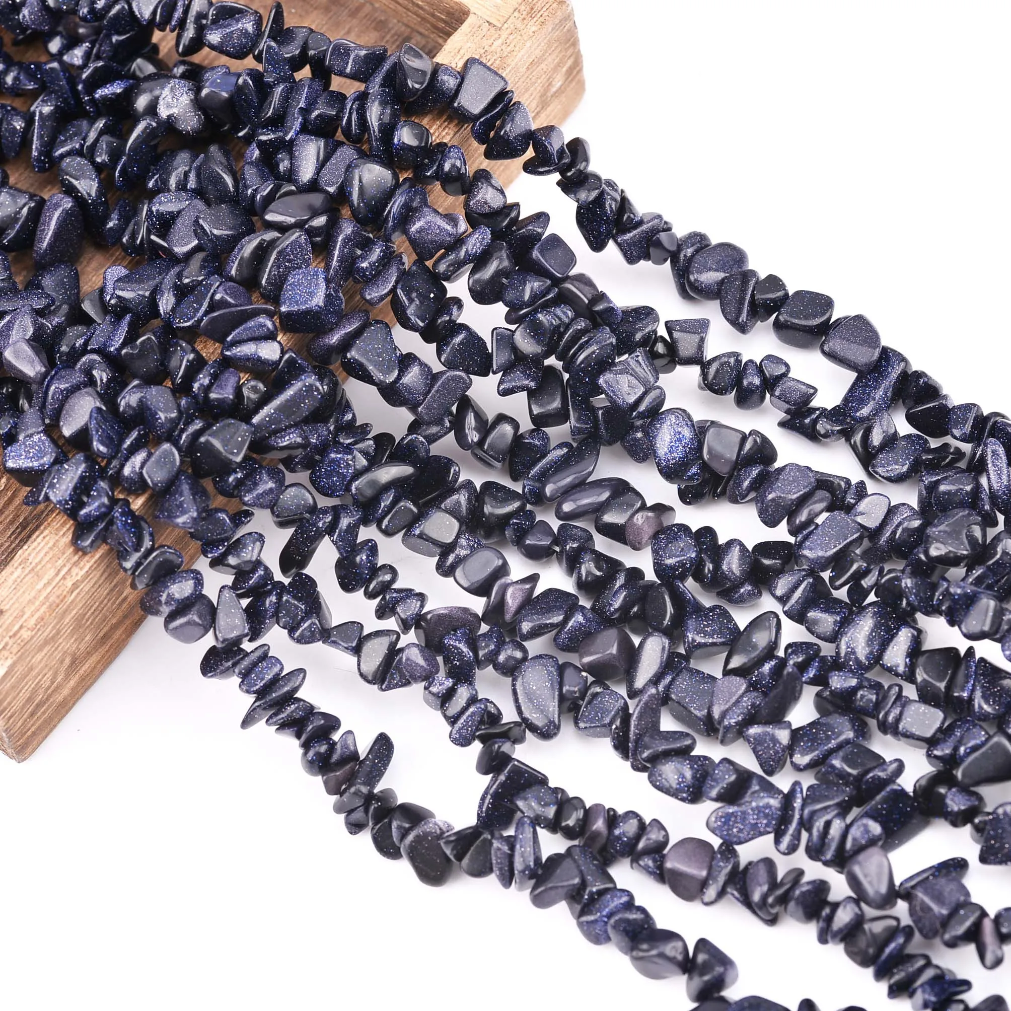 

5-8cm Natural Blue sandstone Stone Irregular Chips Gravel Spacer Loose Beads for Women Bracelet Necklace Jewelry Accessories