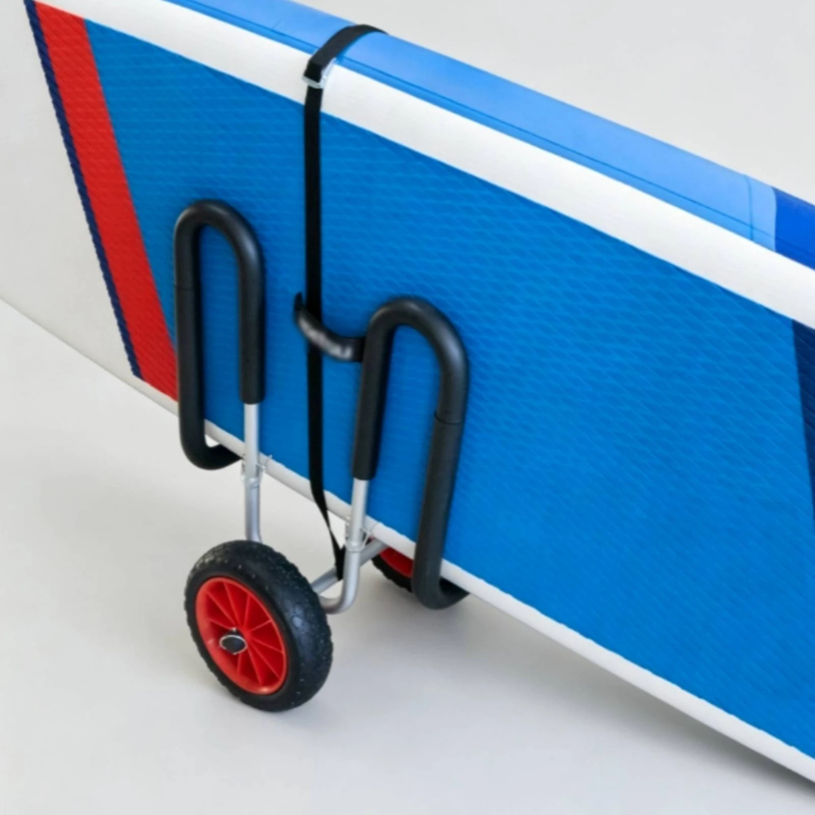 Paddle Board Trailer Sturdy Paddle Board Cart Carrier with Detachable Handle Compact Surfboard Carrier Rust-Rustproof for Beach