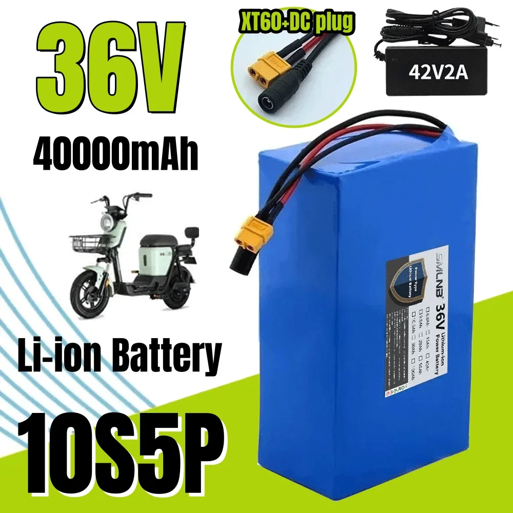 🔥 36V 40000mAh Electric Scooter Lithium Battery 18650 10S5P battery pack 36V 40Ah Electric Scooter Electric Scooter Battery