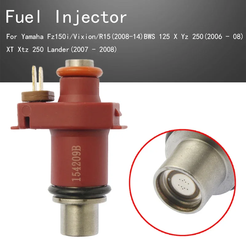 حاقن الوقود 10 2026 لياماها Fz150i/Vixion/R15(2008-14)BWS 125 X Yz 250(2006 - 08)XT Xtz 250 Lander (2007 - 2008)