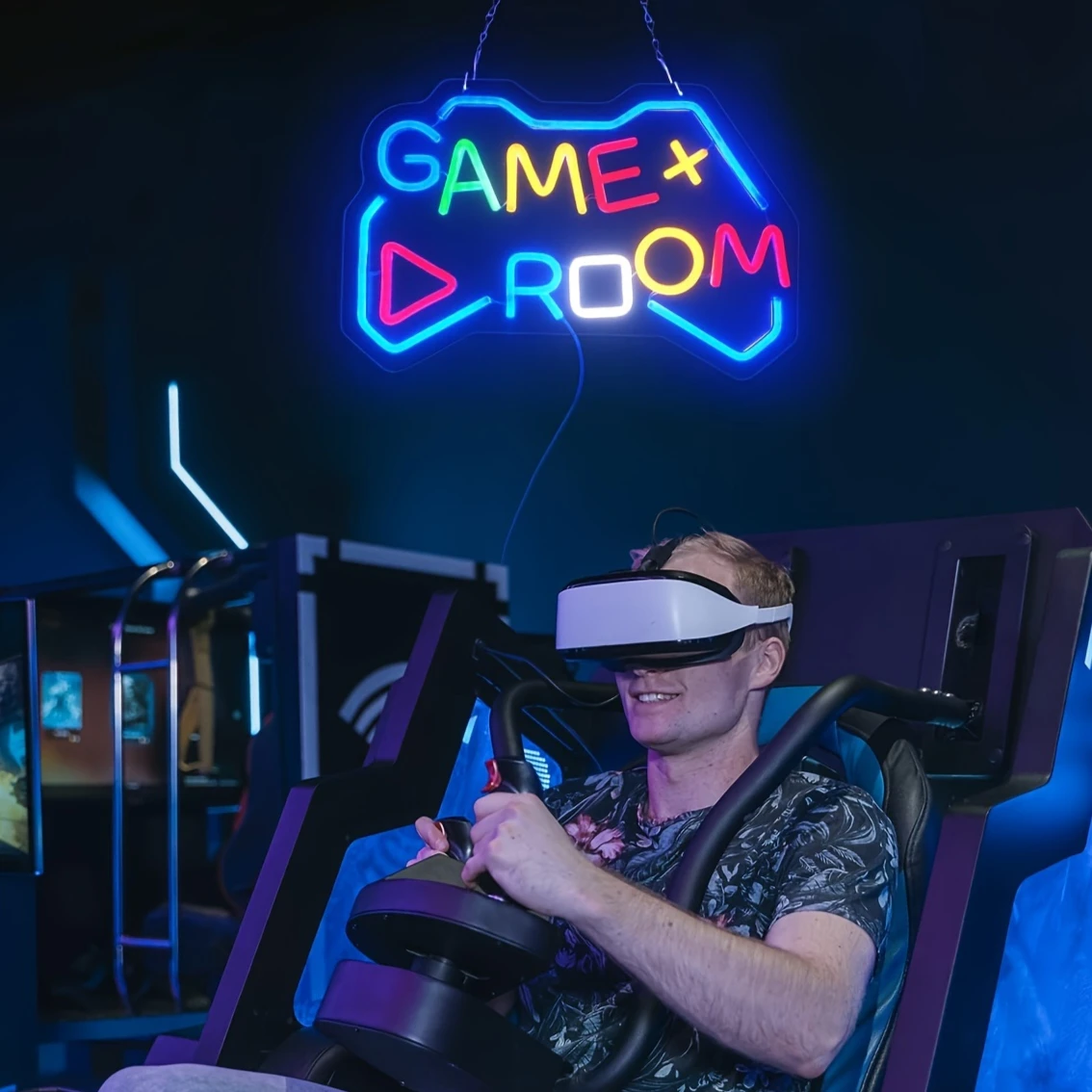 LED Neon Light Game Room Neon Sign for Wall Decor USB Powered for Bedroom Bar Shop Game Room Man Cave Decor Gifts for Game Lover