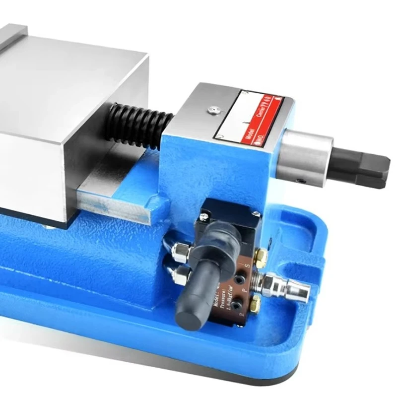 Precision Bench Vise Work Bench 6 Inch Clamp Machine Large Opening Fixture Apply to Various CNC Equipment Machining Center