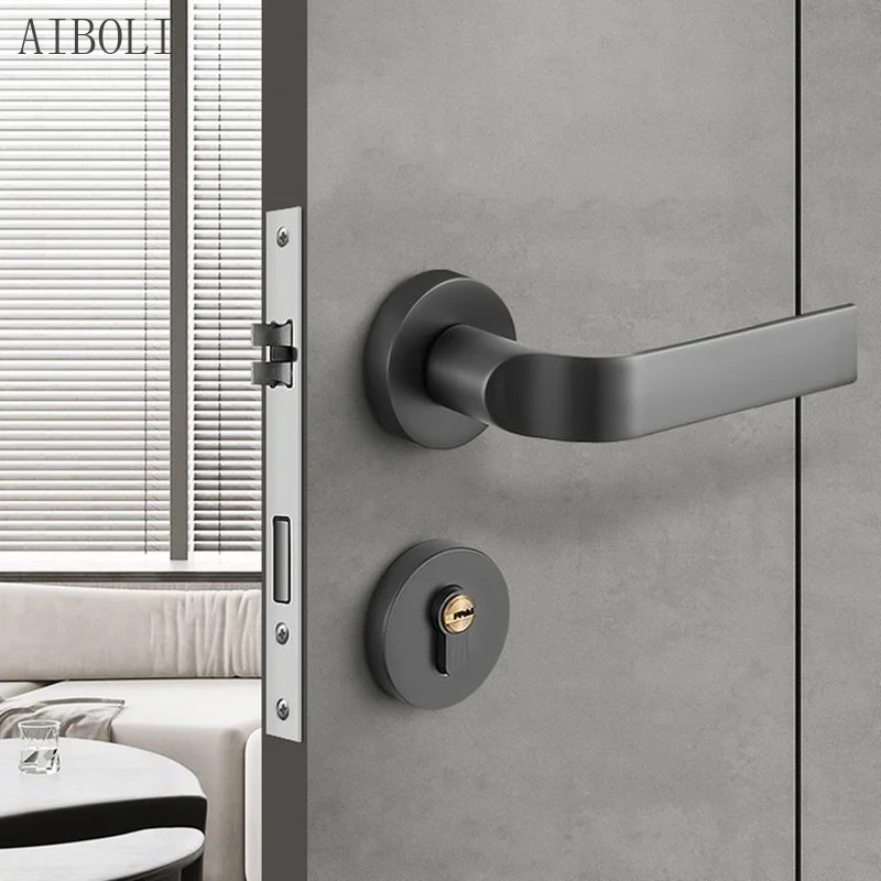 

Door Handle Bedroom Bathroom Door Handle Handle Lock Mute Split Lock