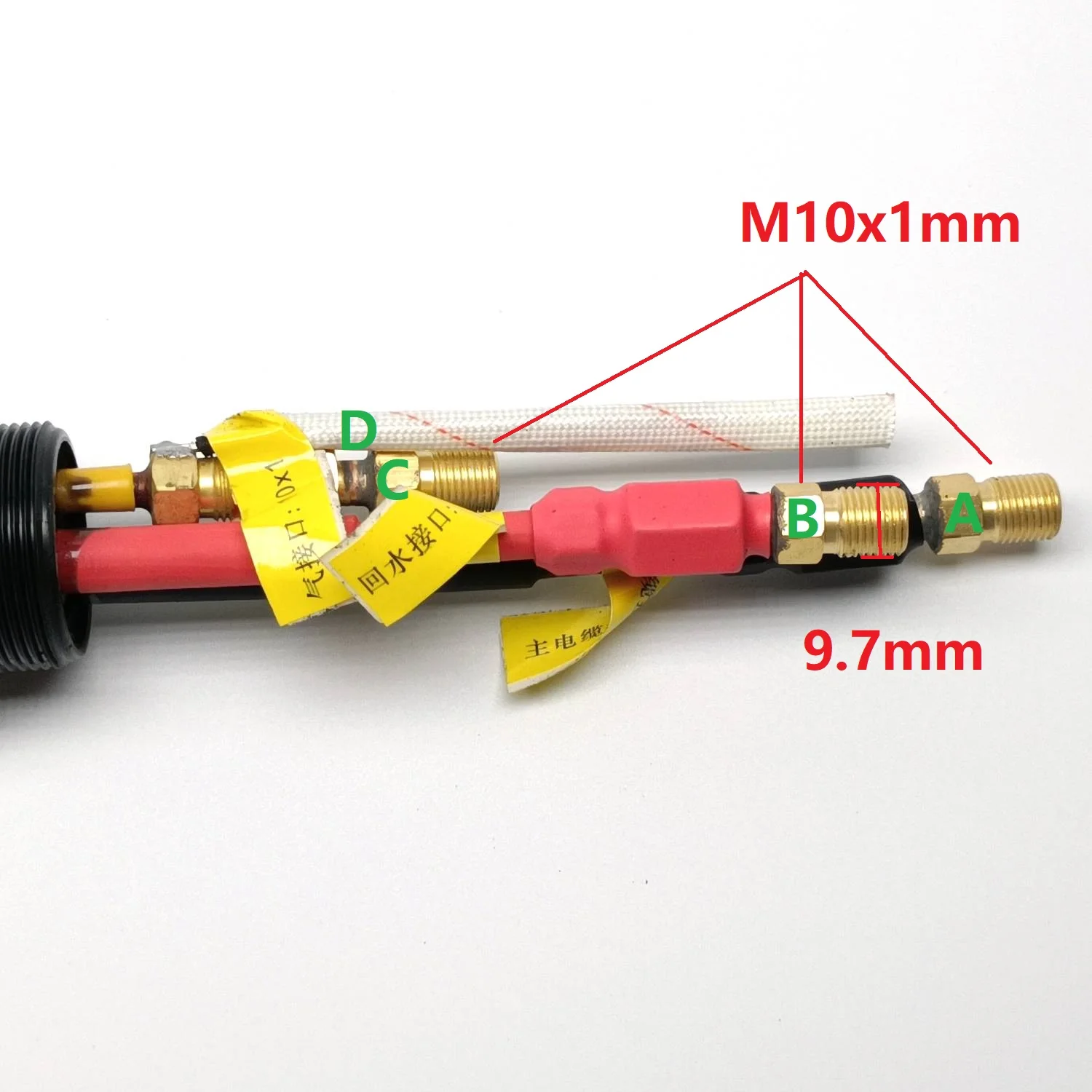 Original Fanyang FY-XF300 XF300 XF-300 Water Cooled Huayuan 200A 300A CNC Plasma Cutter Torch Head Electrode Nozzle Tip