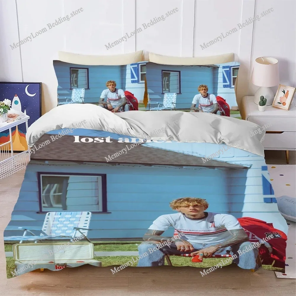 Rapper M-Machine G-Gun-Kelly Music Duvet Cover Set Bedding Soft Laundry Cotton Bed Four Seasons Student Dormitory Home Textile96