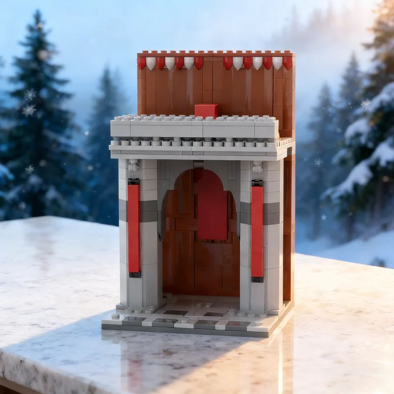 

Набор для сборки модели Зала Тронов (568 деталей) - Архитектурный конструктор, идеальный подарок на Рождество, развивающая игрушка для творчества и обучения