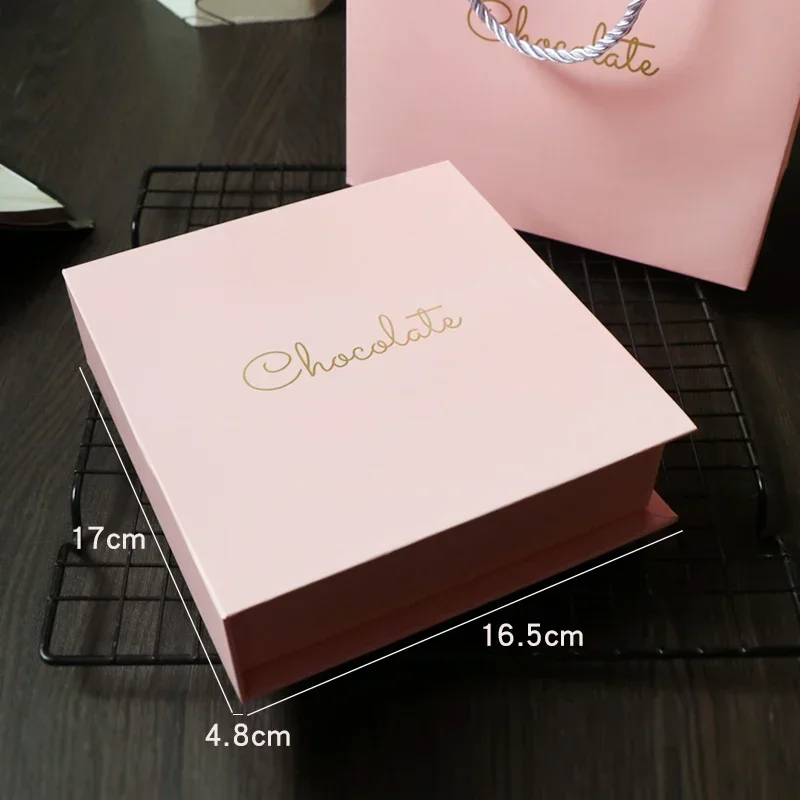 5Pcs/Lot Elegant Valentine Chocolate Paper Box Luxury Gift Packaging Design Wedding Candy Packaging Chocolate Case Gifts Packing