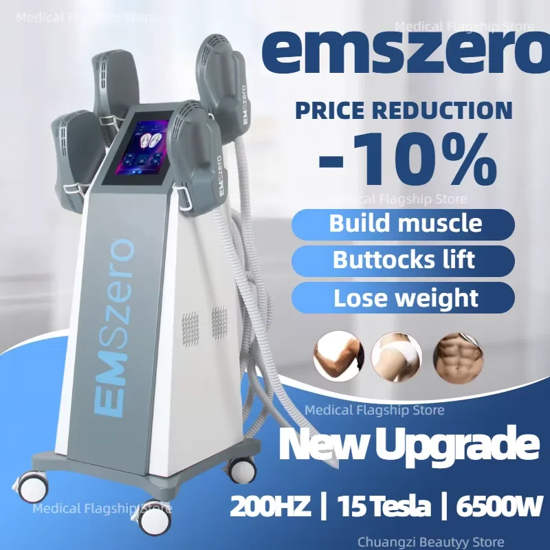 EMS Machine RF Professional 6500W 15Tesl-a EMS Carving Body Slimming Muscle Stimulation Carving EMSZERO NEO