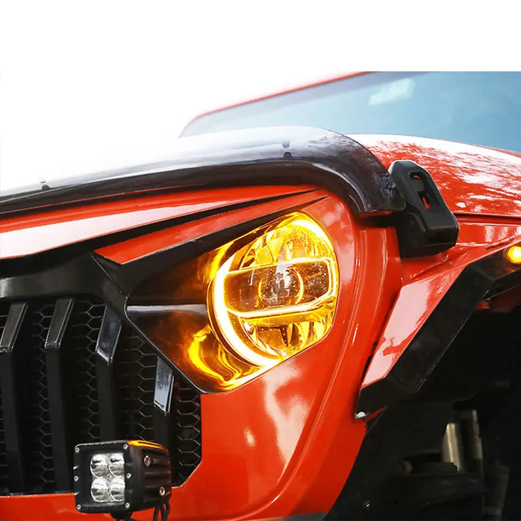 Jeep Wrangler JL  Car light for auto left and right front led headlight for carscustomcustom