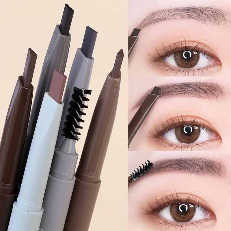 Stylo rehausseur de sourcils en bois, stylo professionnel, outil de maquillage des yeux, étanche, naturel, noir, marron, longue durée, 256, 1 pièce