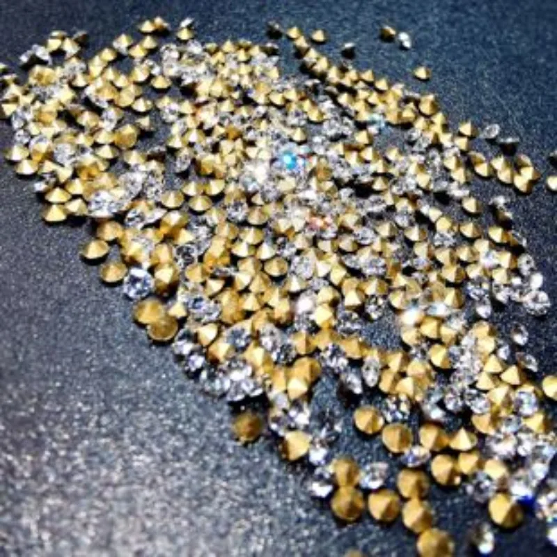 Multi-size Crystal Nail Rhinestones Flat Bottom Crystal Clear Diamond Gems DIY Nail Art Decorations Strass Stones