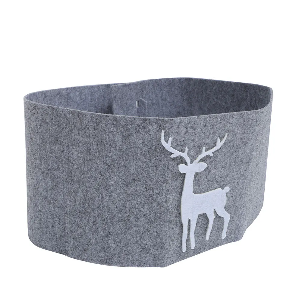 

Christmas Skirt Elk Pattern Soft Fabric Xmas Tree Apron Holiday Home Decor Festive Tree Mat Indoor Outdoor Use Party