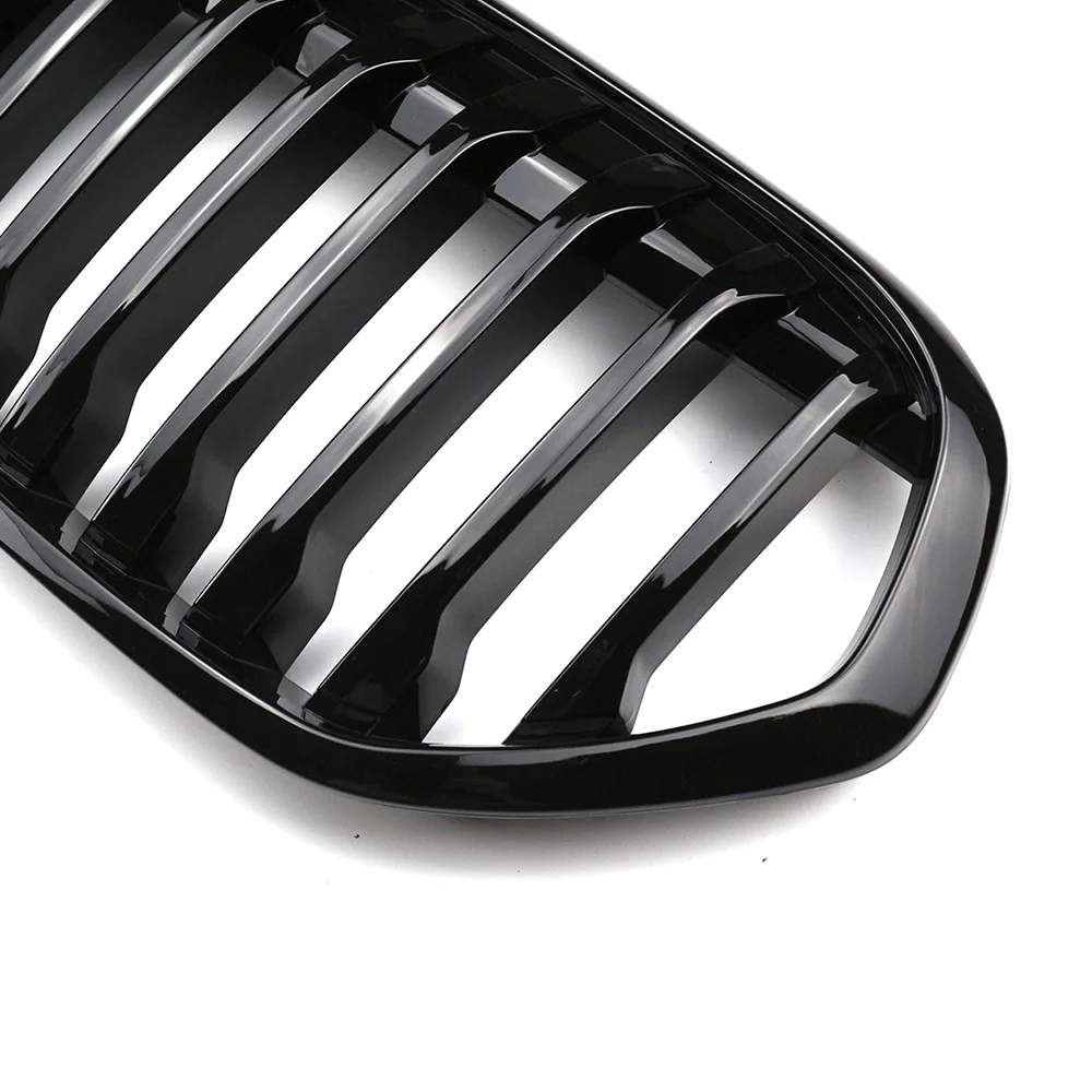 ل BMW X1 F48 2020 2021 2022 sDrive18i sDrive20i xDrive20i واحدة مزدوجة خط الجبهة المبرد شواء مدخل هواء مصبغة