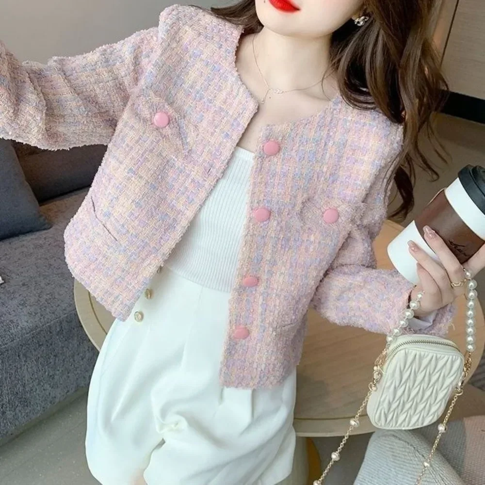 Jacket for Women Korean Style Short Coats Woman Spring Autumn Harajuku Long Sleeve High Quality Clothing Promotion New Products