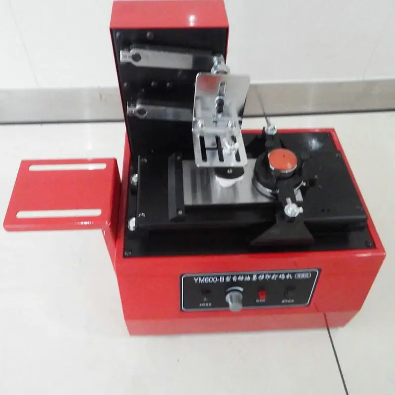 Oil cup type environmentally friendly ink pad printing machine plastic bottle packaging bag metal coding machine coding machine