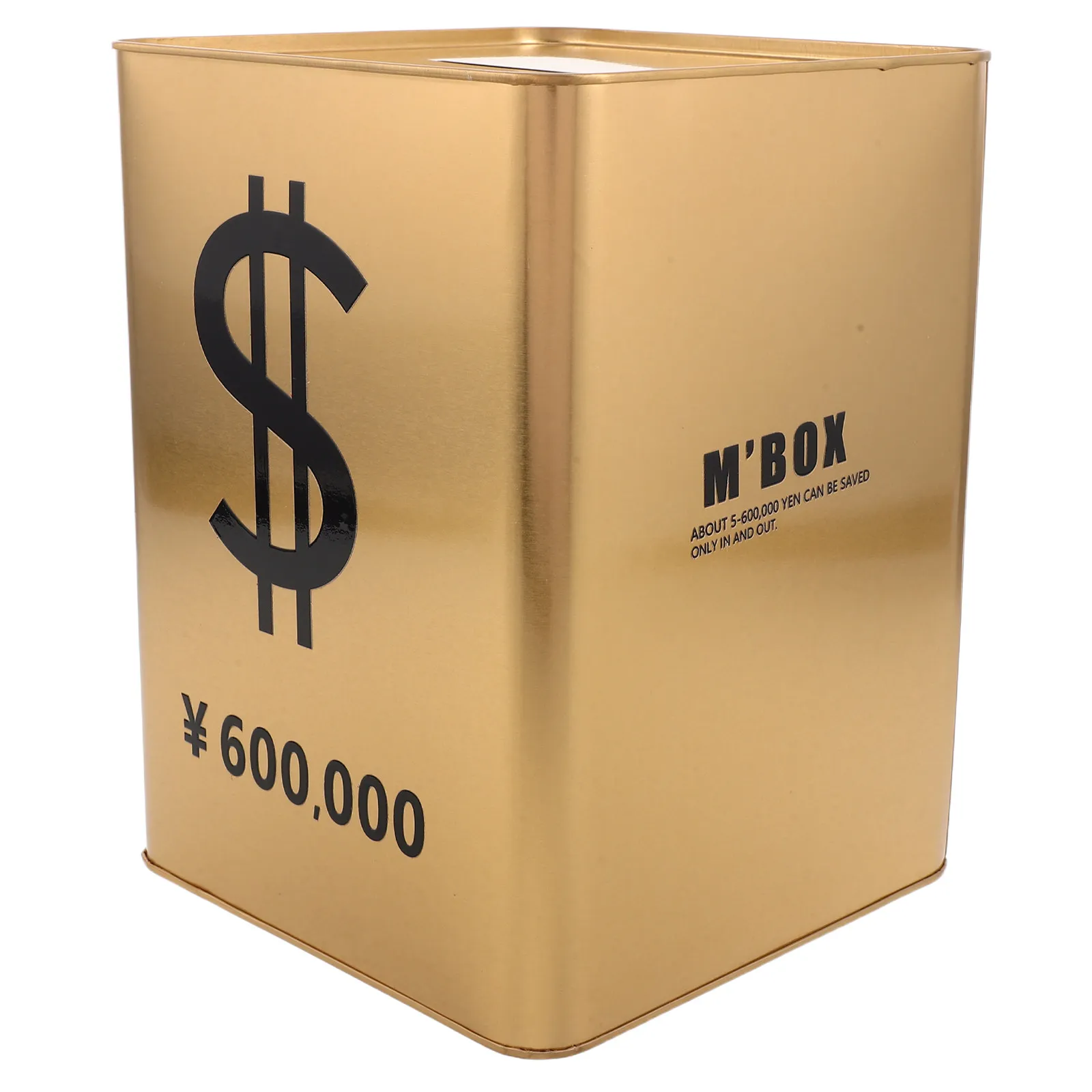 Metal Money Saving Box Stainless Steel Must Break to Open Piggy Bank Unbreakable Coin Bank for Cash Saving Financial Goal Money