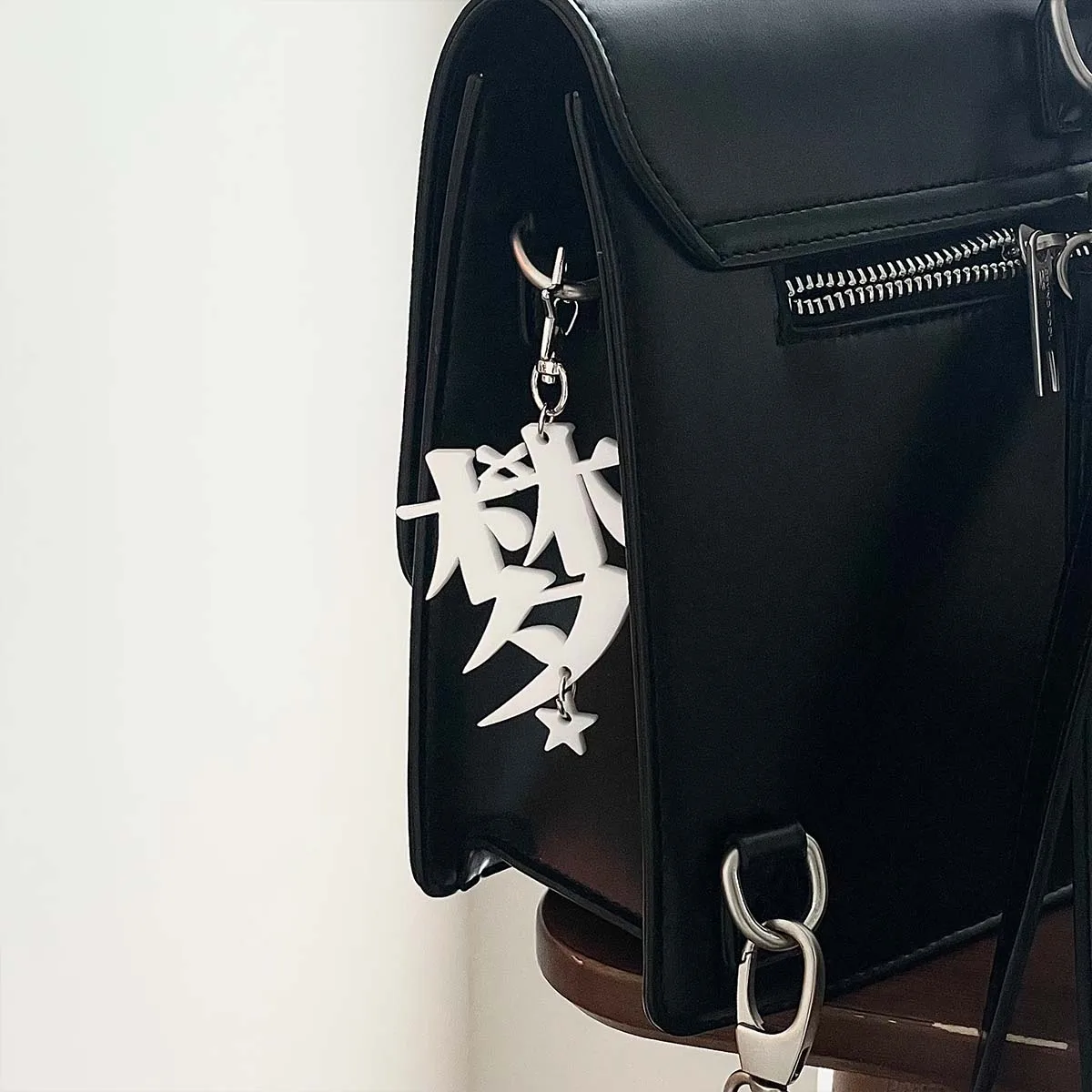 

WAKAWAKA Dream Acrylic Glitter Charm for Planner Bag Love Keychain Lucky Minimalist Aesthetic Decoration Accessory