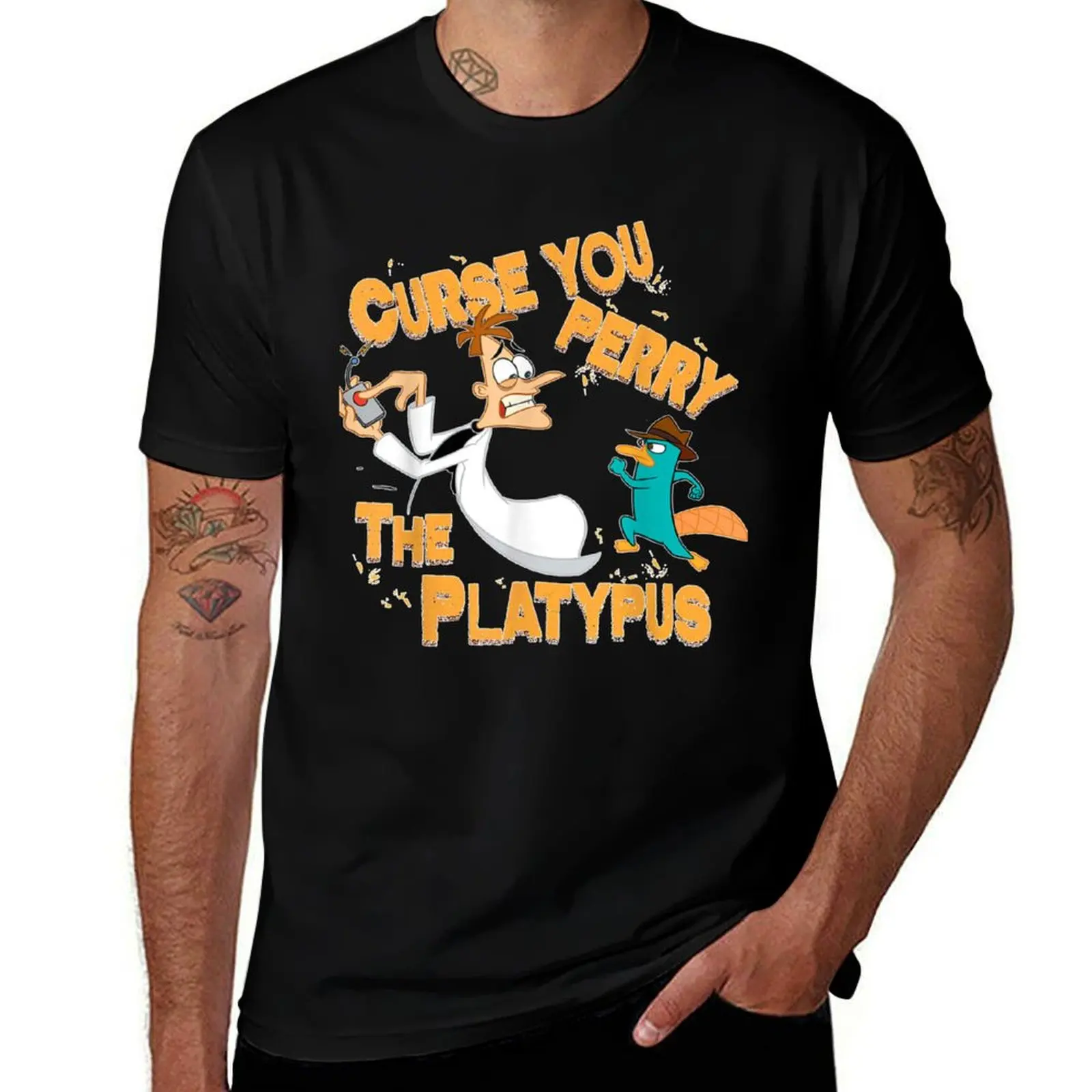 

Funny Animal Fighting Bad Guy T-Shirt Luxury man anime t shirts slim fit t shirts for men