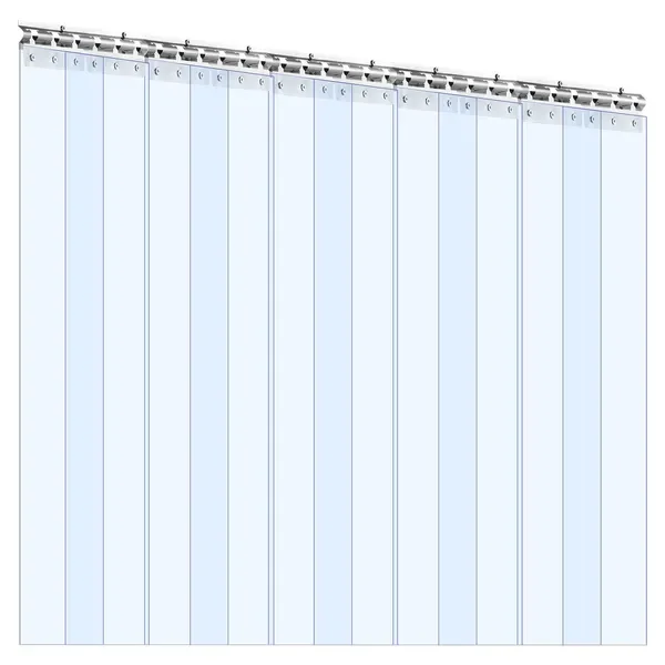

Прозрачная занавеска из ПВХ, высота 84 дюйма x 60 дюймов, ширина x 0,08 дюйма, 10 шт. Полоски для штор с морозильной камерой, гладкие
