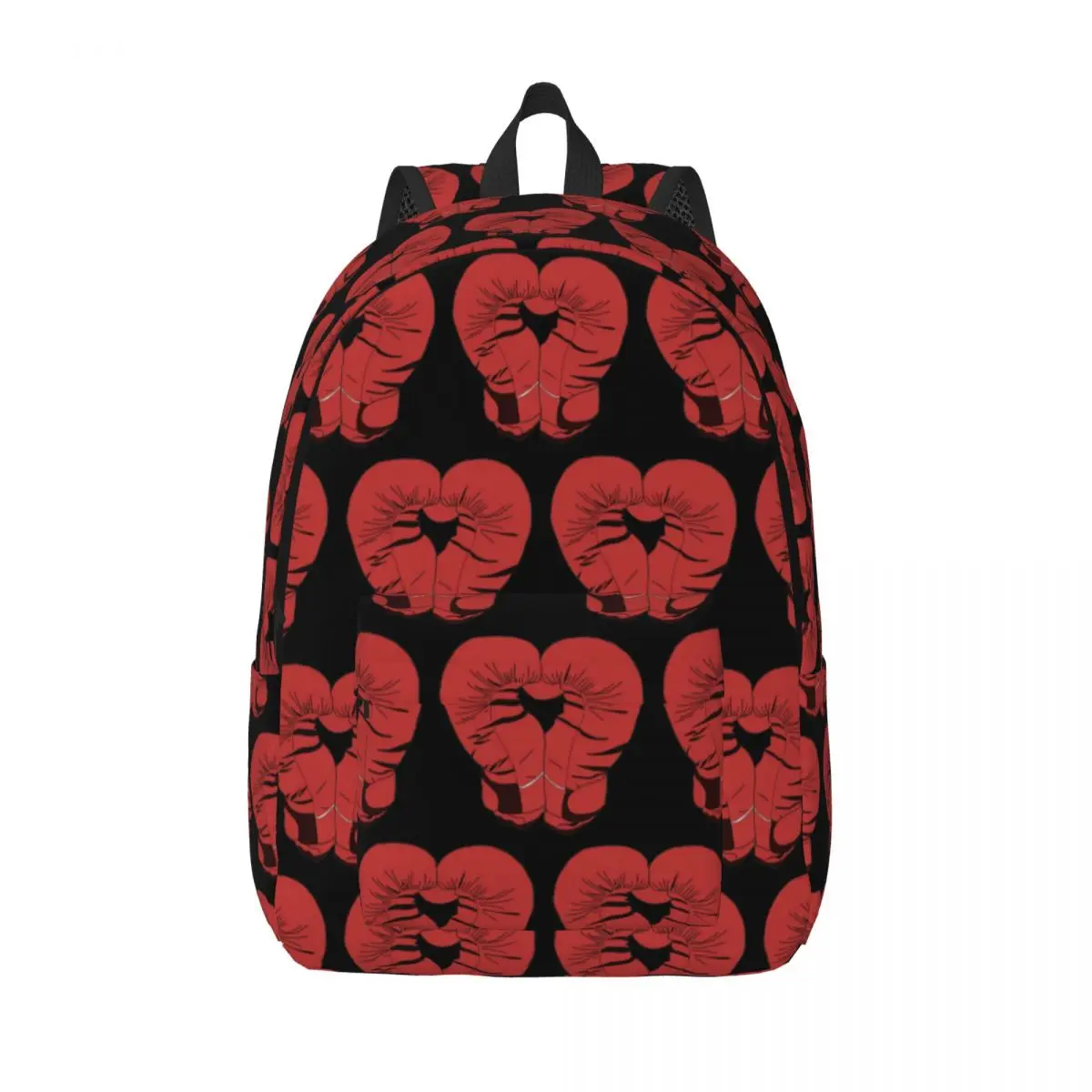 

Красные боксерские перчатки, такие как сердце, студенческий рюкзак, школьная сумка, походный дорожный рюкзак для мальчиков и девочек, модная сумка для книг, сумки на плечо