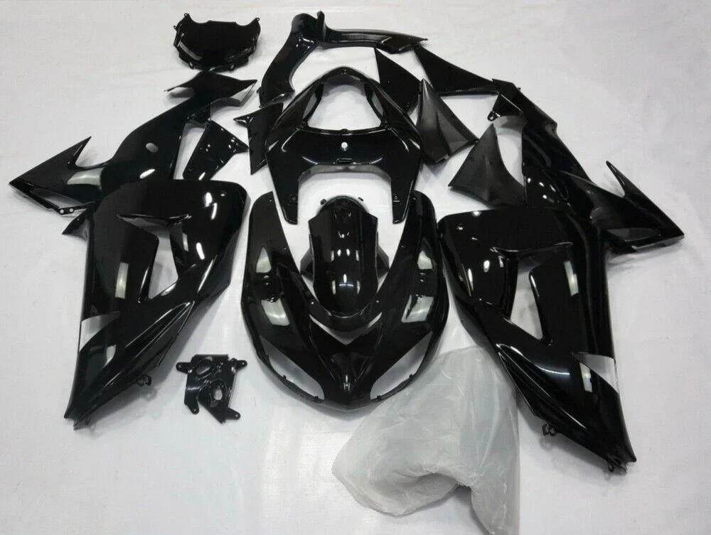 Motorcycle Aftermarket Fairing Kit Bodywork Plastic  Fairing Kit for Kawasaki ZX10R 2006 2007  W/Bolt Kit