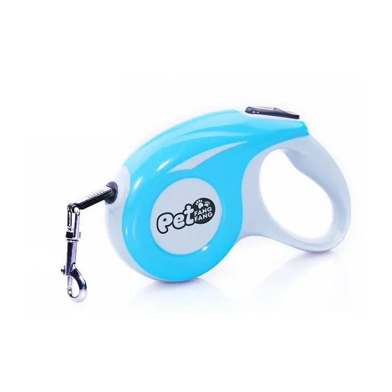 

/5M Retractable Automatic Telescopic Leash Puppy Dog Cat Rope Training Extending Traction Belt Walking Leashes Blue