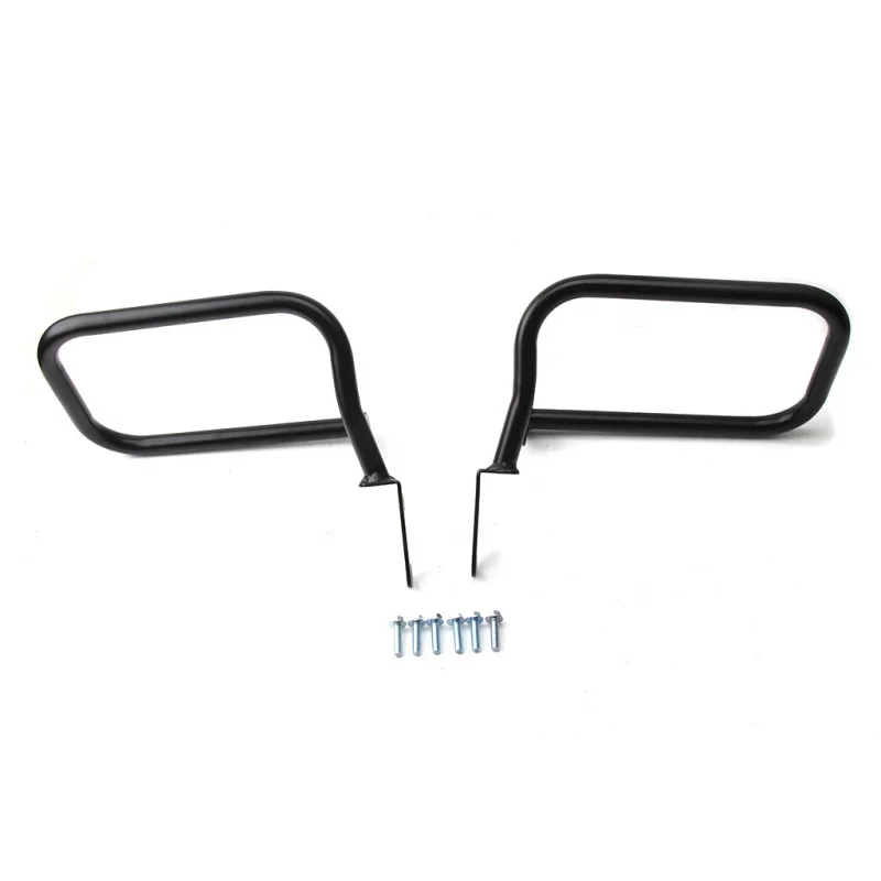 

Подходит для SuzukiDL250Side Box Guard, бампер, модификация скутера, углеродистая сталь, черная железная защита