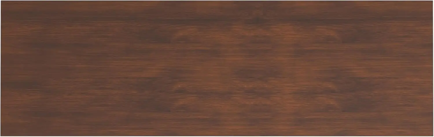 Aparador contemporâneo de 54 polegadas Buffet Credenza em Brown Russet apresenta 2 portas, 6 gavetas