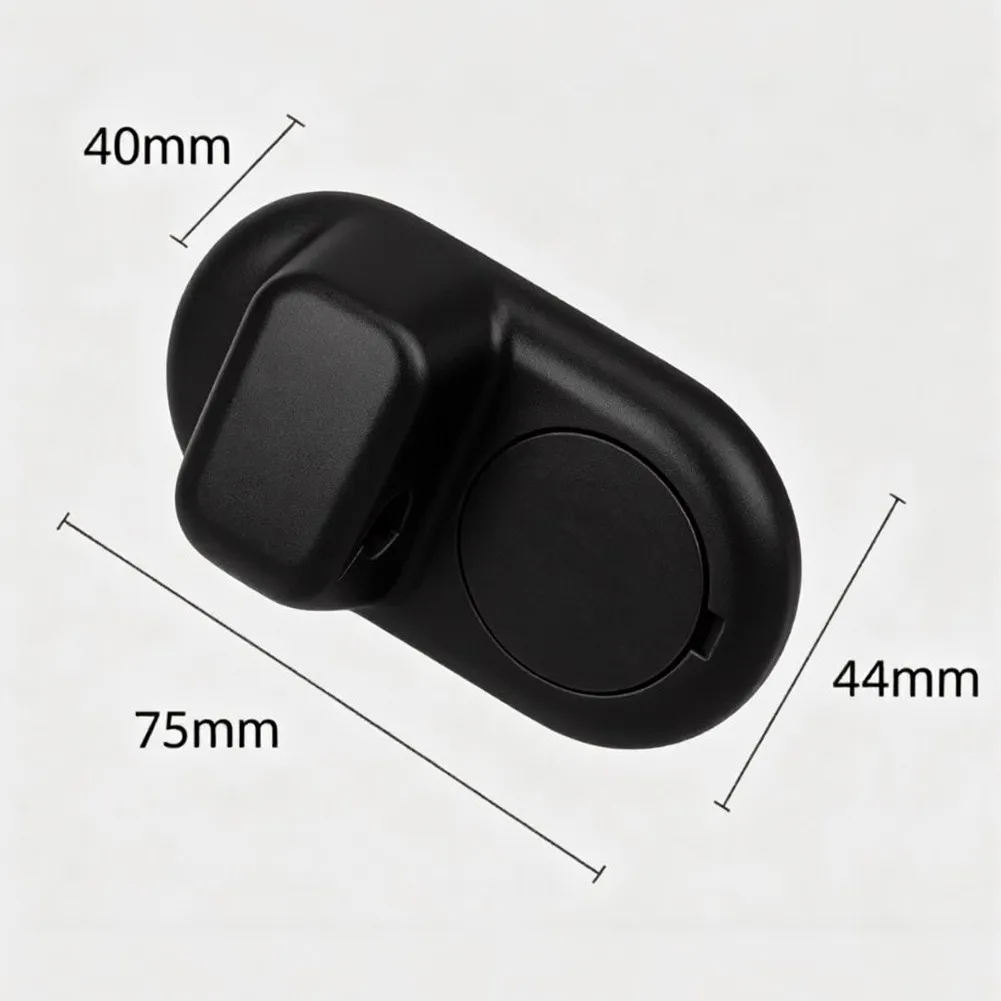 Roof Lining Hook Matte Black Sun Visor Retainer Clip Pair 2pcs for BMW For Mini Cooper F55 F56 F60 2014-2024 OE 51167366935