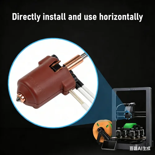 Imagen 2 del producto Conjunto de Hotend Creality Ender 3 V3 Plus, Hotend de Cerámica para Extrusora Creality 3 V3 Plus, Accesorios para Ender 3 V3 Plus