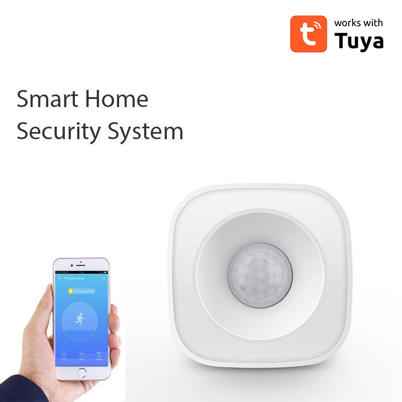 Sensor de seguimiento automático, alarma de seguridad, Sensor infrarrojo móvil, alarma de movimiento infrarrojo humano, Sensor inteligente, Smart Life Home