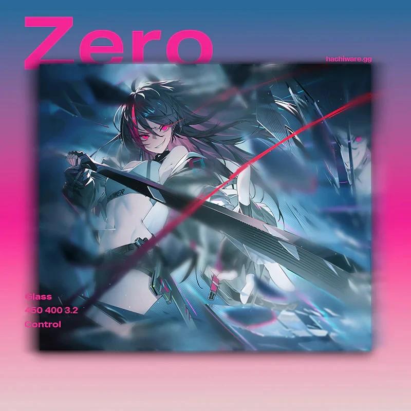 Brand New Glass Mouse Pad H-Hachiware Zero Gaming Desktop Glass