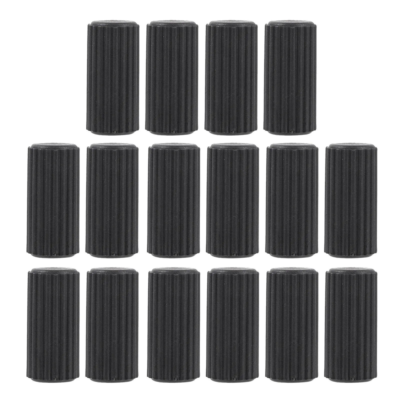 16Pcs Plastic Wheelchair Brake Tips Replacement Caps for Walker Mobility Aids Silent Shock-Absorbing Brake Lever Pads Easy