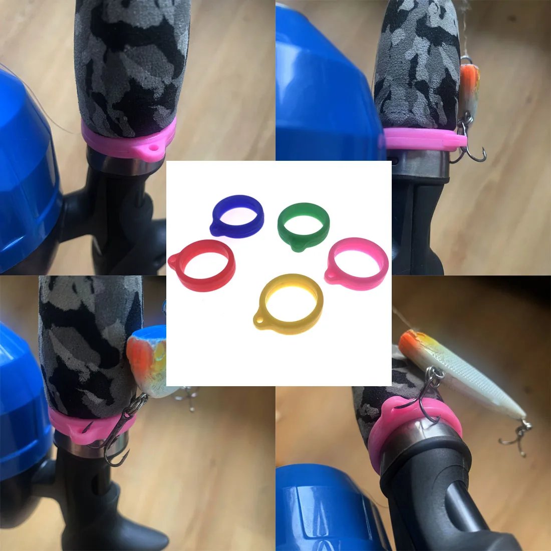 10Pcs Universal Anti-Lost toothbrush Pen Necklace Lanyards Ring Portable Anti-drop Silicone Ring Lanyard Holder Soft Hoop