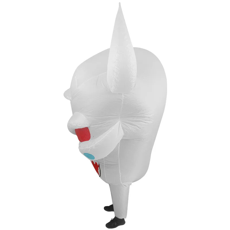 Costume gonflable fantôme blanc pour adultes, déguisement d'halloween Cosplay, tenues de Festival de carnaval, vêtements de fête de scène effrayants pour hommes