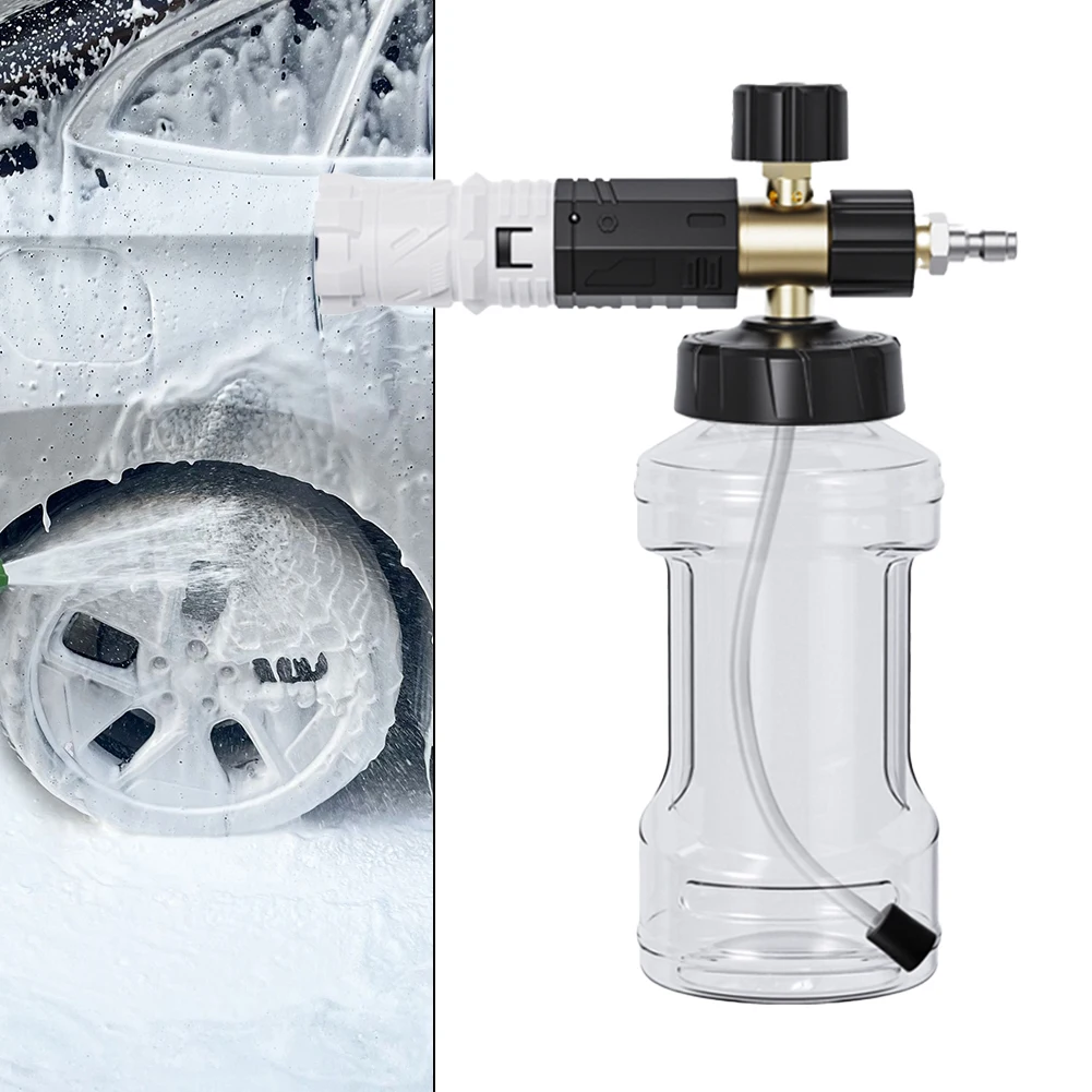 

Foam Pot High Pressure Car Wash Spray Pot 1/4 Inch Quick Professional Fan Nozzle For Cleaning Cars,motorcycles,floors,windows