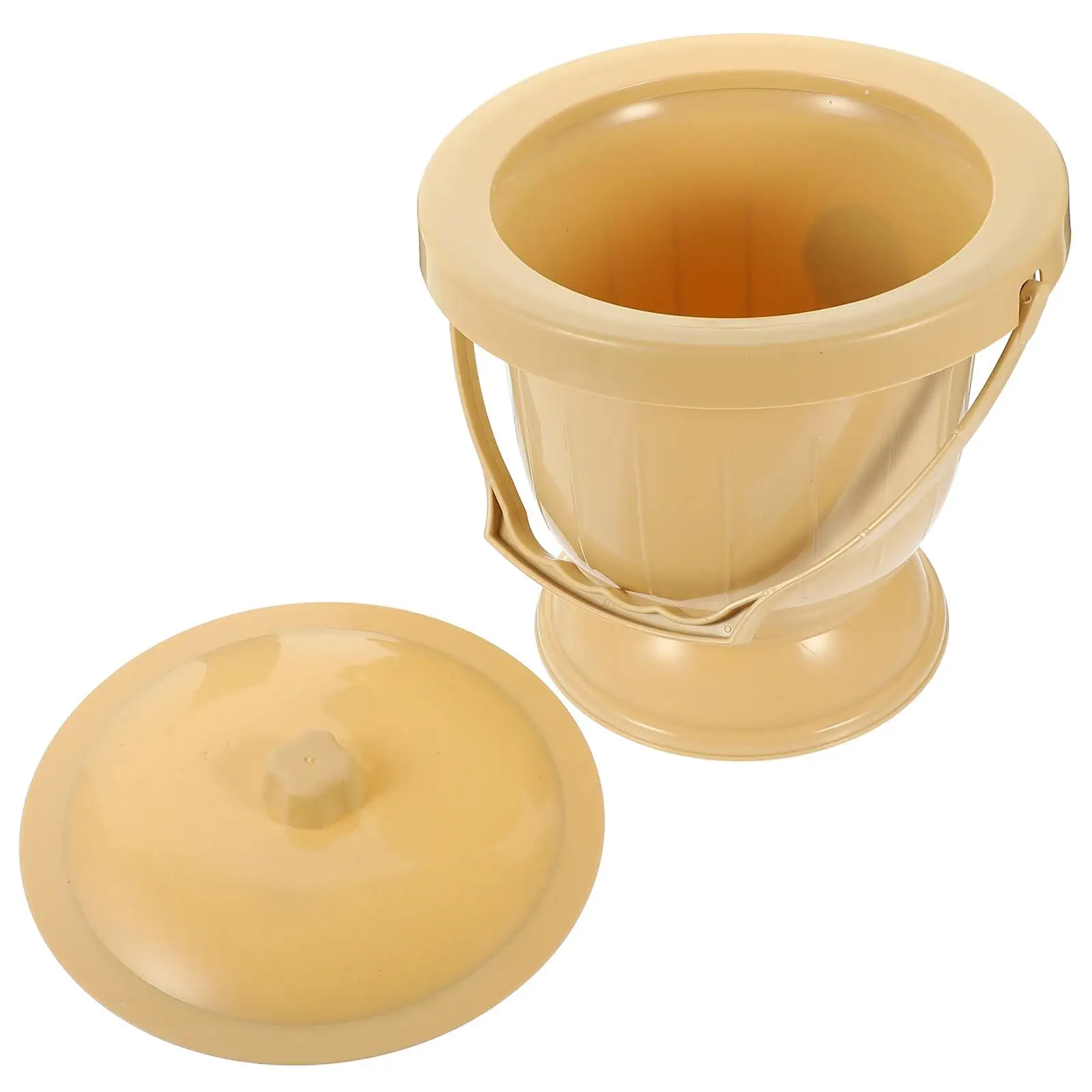 

Portable Urinal Urine Bucket for Men Women Night Spittoon Bedpan Dust-proof Easy to Clean High Quality Plastic Sealed Lid