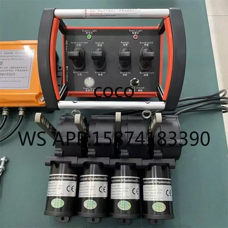 Proportional Radio Control System Wireless Remote Kit for Lifts Truck Manipulator Excavator Crane