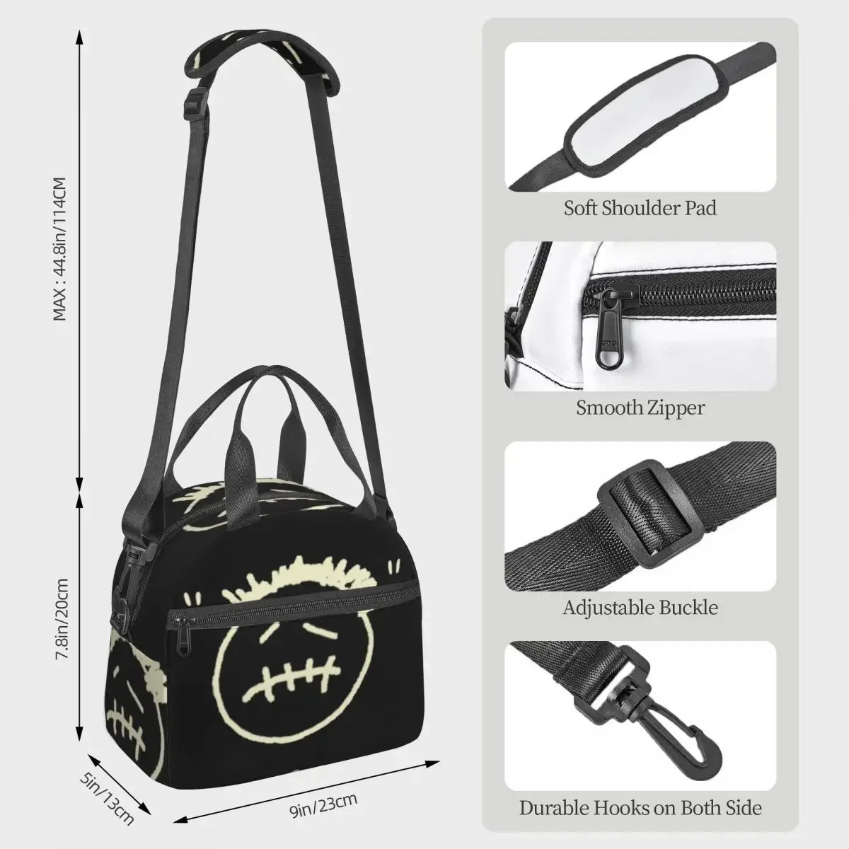 Cactus Jack Logo Insulated Lunch Bag for Women Office Cooler Thermal Box Tote Portable Lunch Boxes